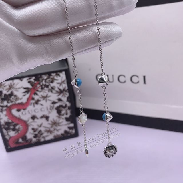 GUCCi飾品 古馳時尚女士雙G花朵純銀耳環 Gucci耳釘耳飾   zgbq1006
